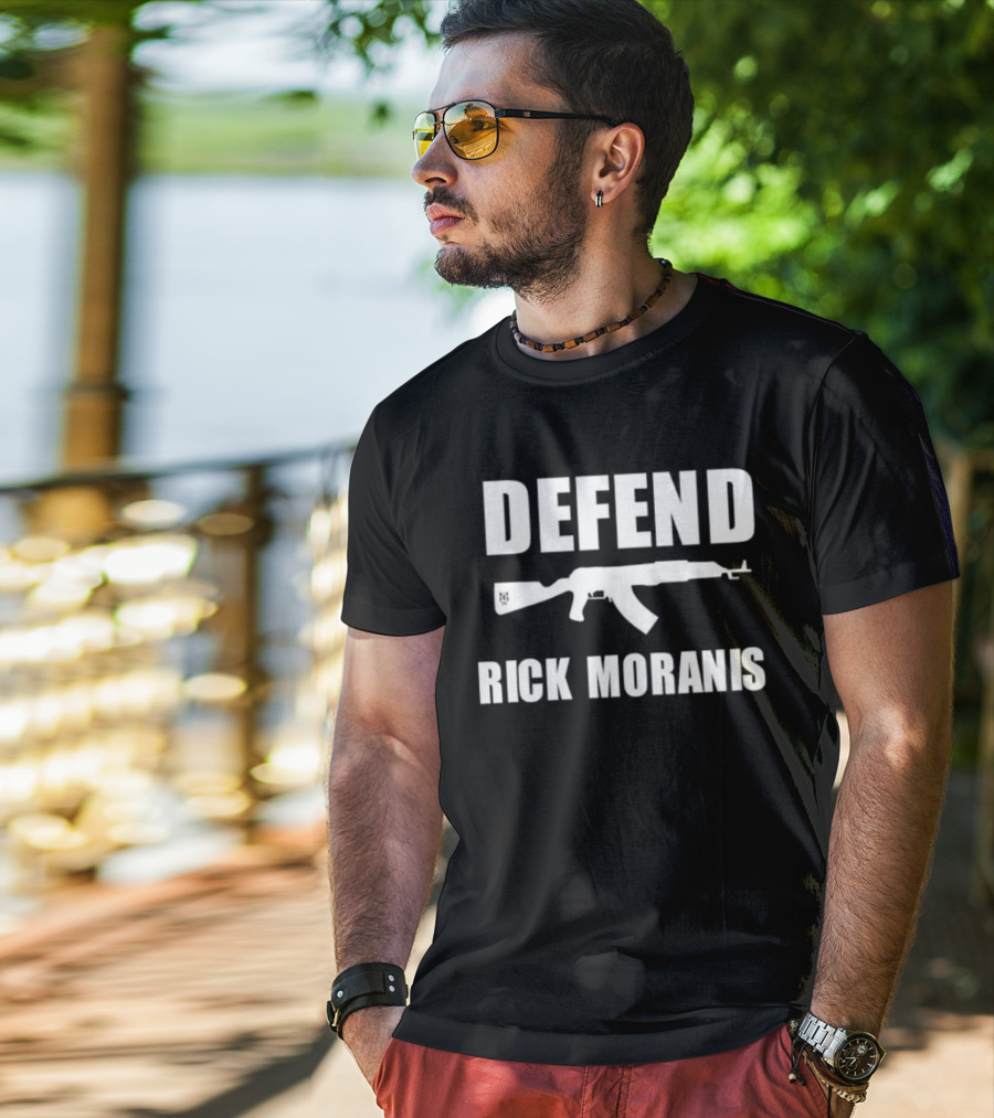 Defend Rick Moranis AK-47 Graphic Statement T-Shirt
