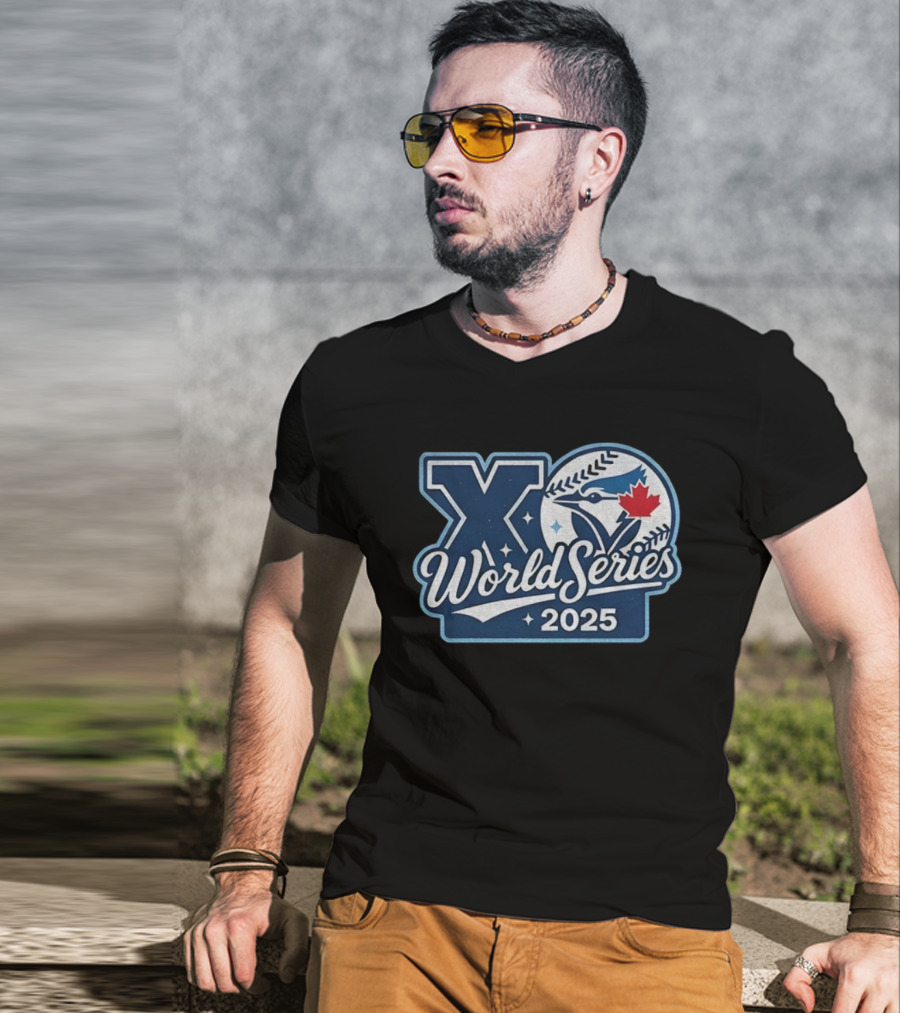 Toronto Blue Jays XO 2025 World Series Baseball Championship T-Shirt