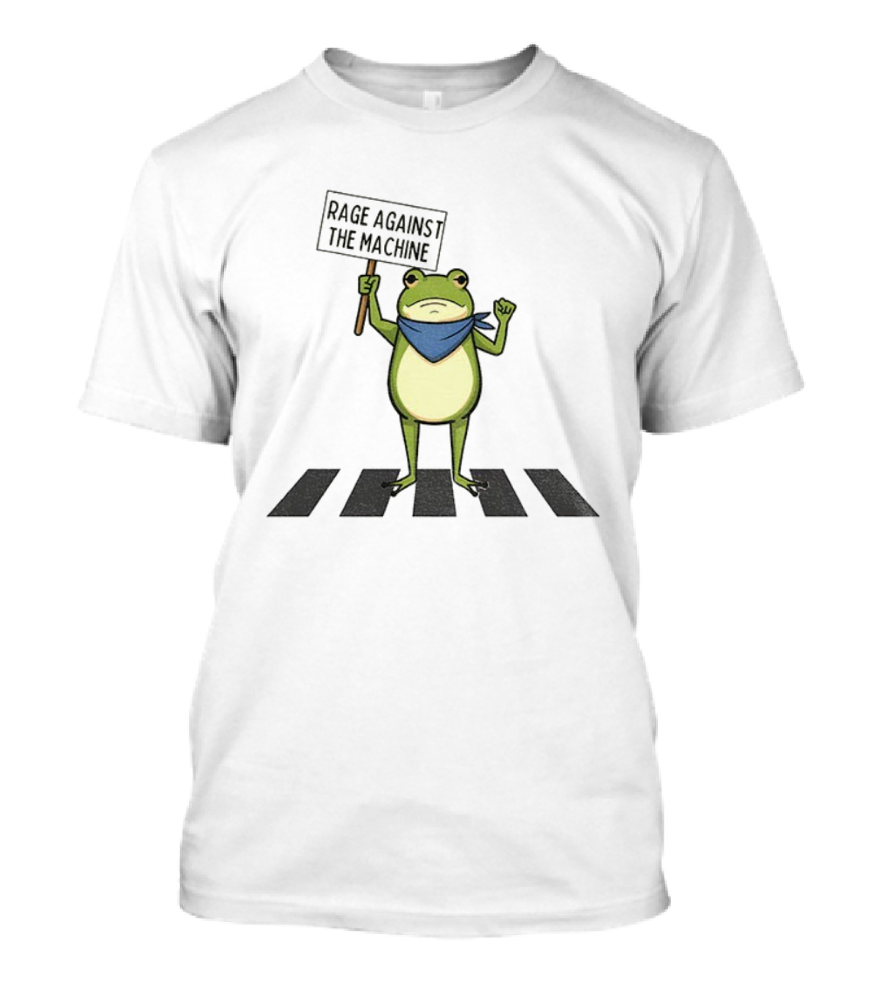 Portland Frog Rage Against The Machine Abolish ICE Anti Fascism Peaceful Protest T-Shirt