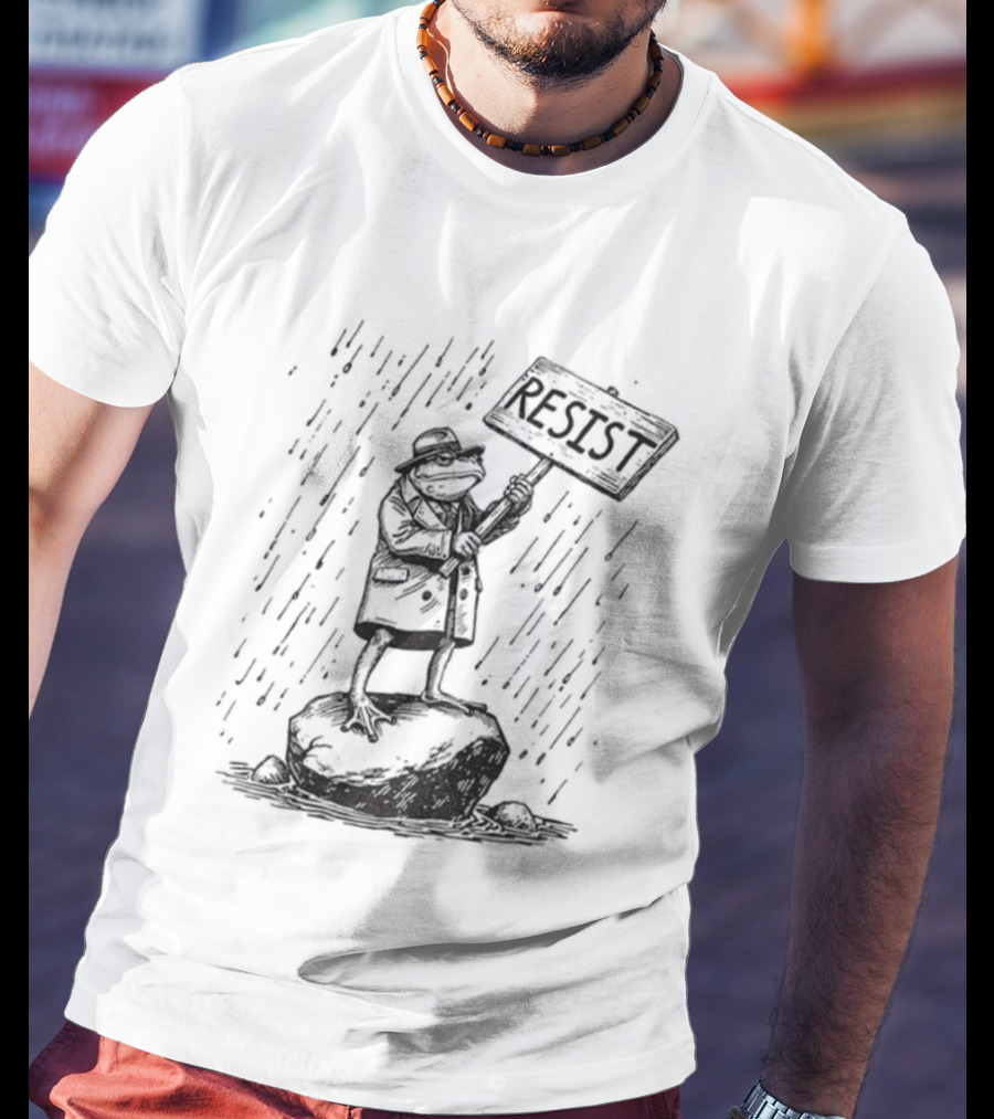 Portland Frog Resist Freedom Anti MAGA Anti Trump T-Shirt