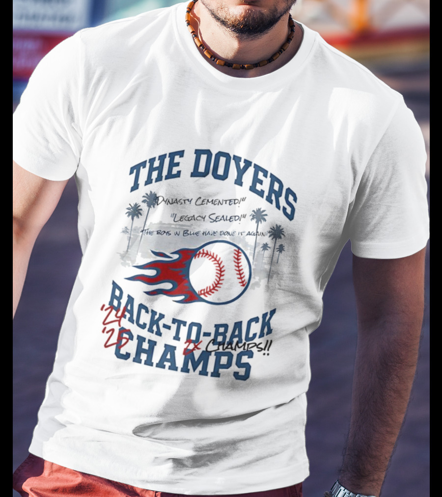 The Doyers Dynasty Cemented Back-to-Back Champs 2025 T-Shirt