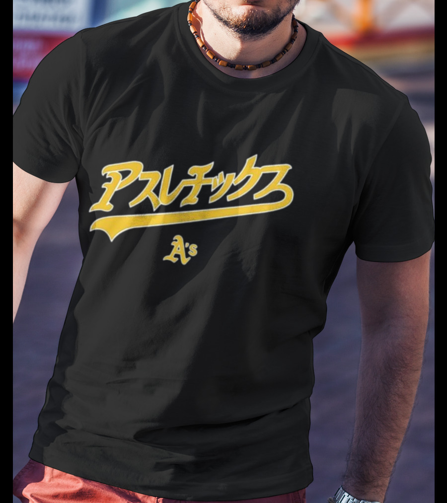 Athletics Hyperfly Katakana A's Gold Script T-Shirt