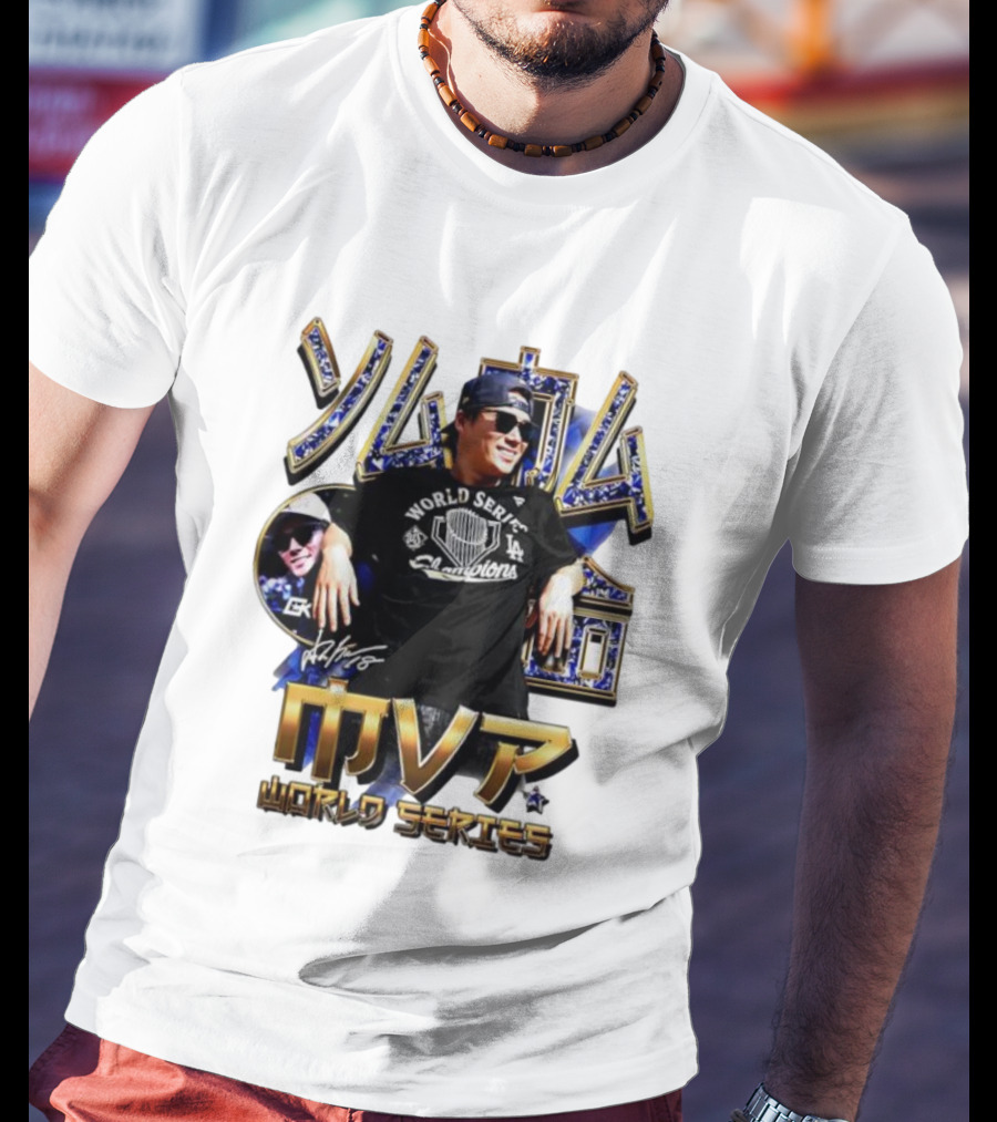 YAMA World Series Champions MVP Dodgers T-Shirt