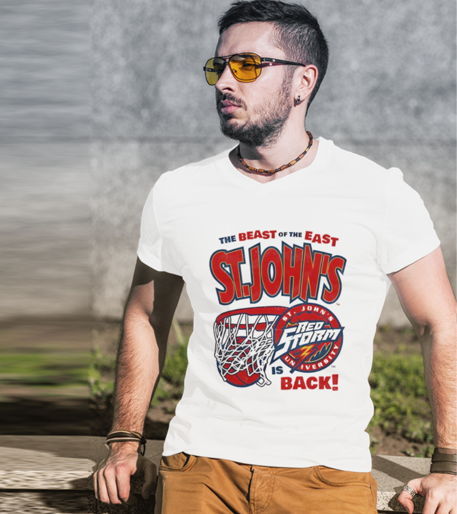 St. John's Red Storm The Beast Of The East Is Back T-Shirt