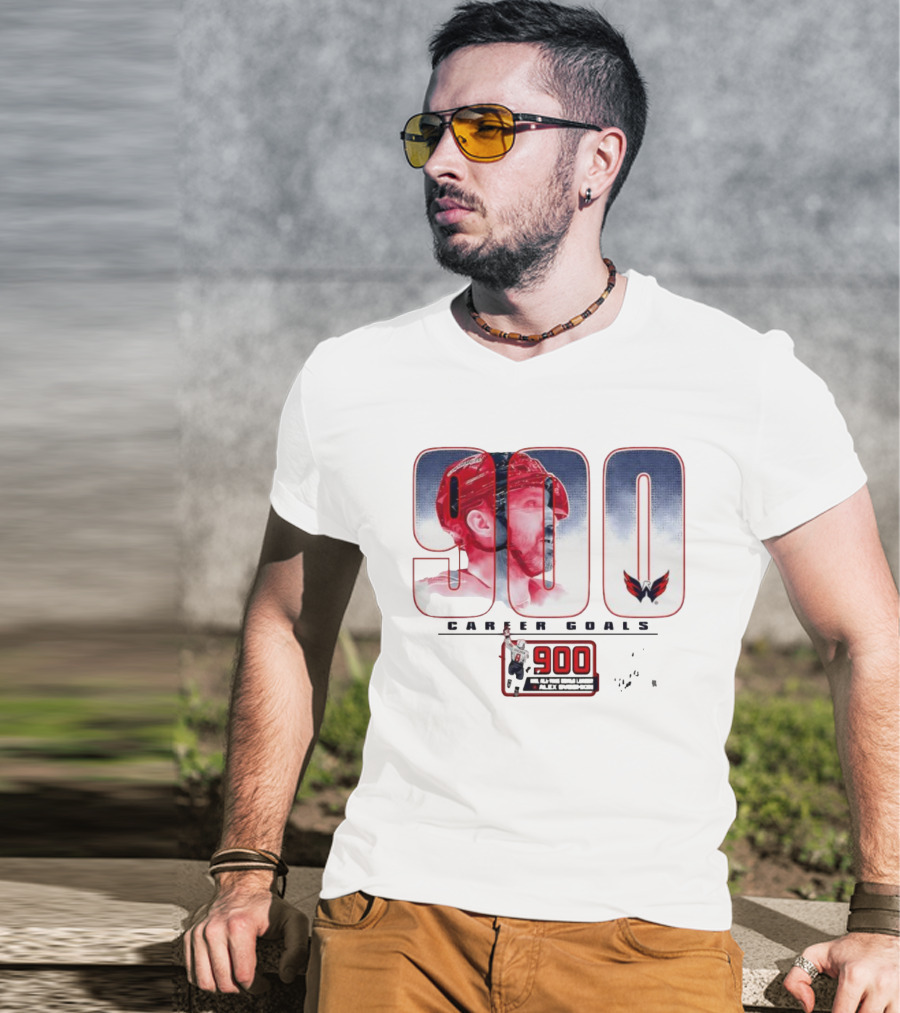 Washington Capitals Alexander Ovechkin 900 Career Goals T-Shirt