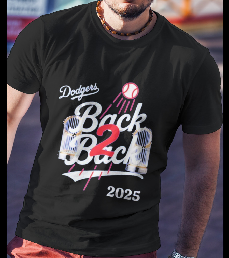 Dodgers Back 2 Back 2025 World Series Championship MLB T-Shirt
