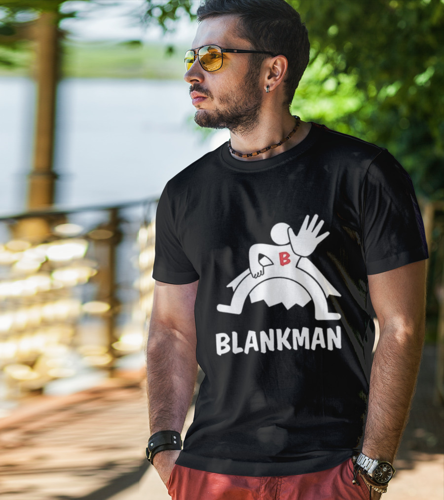 BLANKMAN Superhero B Emblem T-Shirt