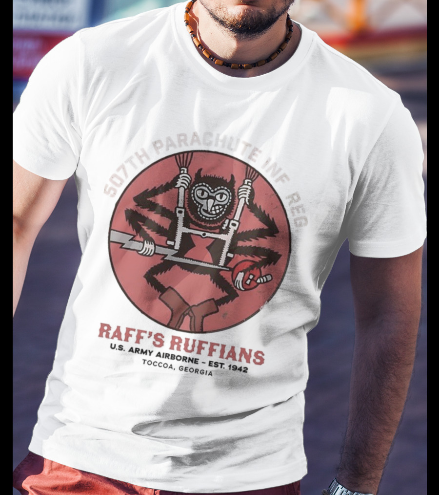 507th Parachute Inf Reg Raff’s Ruffians T-Shirt