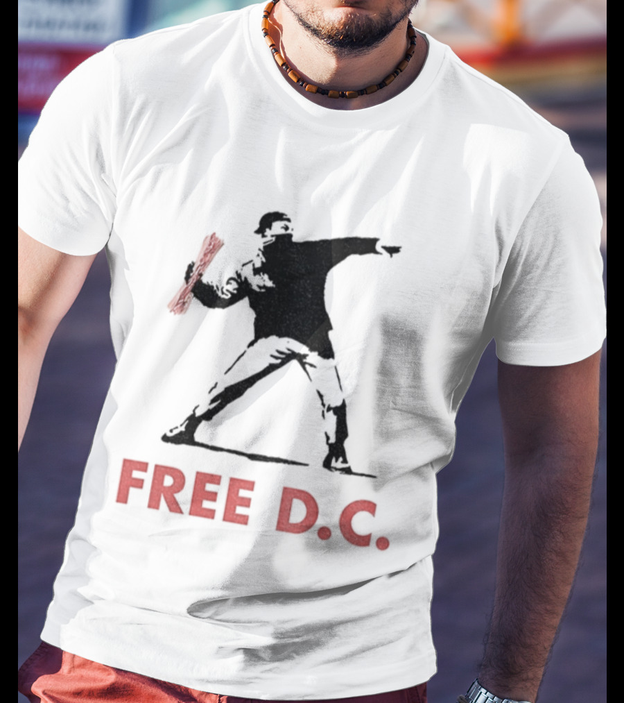 2025 Free D.C. Sandwich Guy Iconic Street Art Style T-Shirt