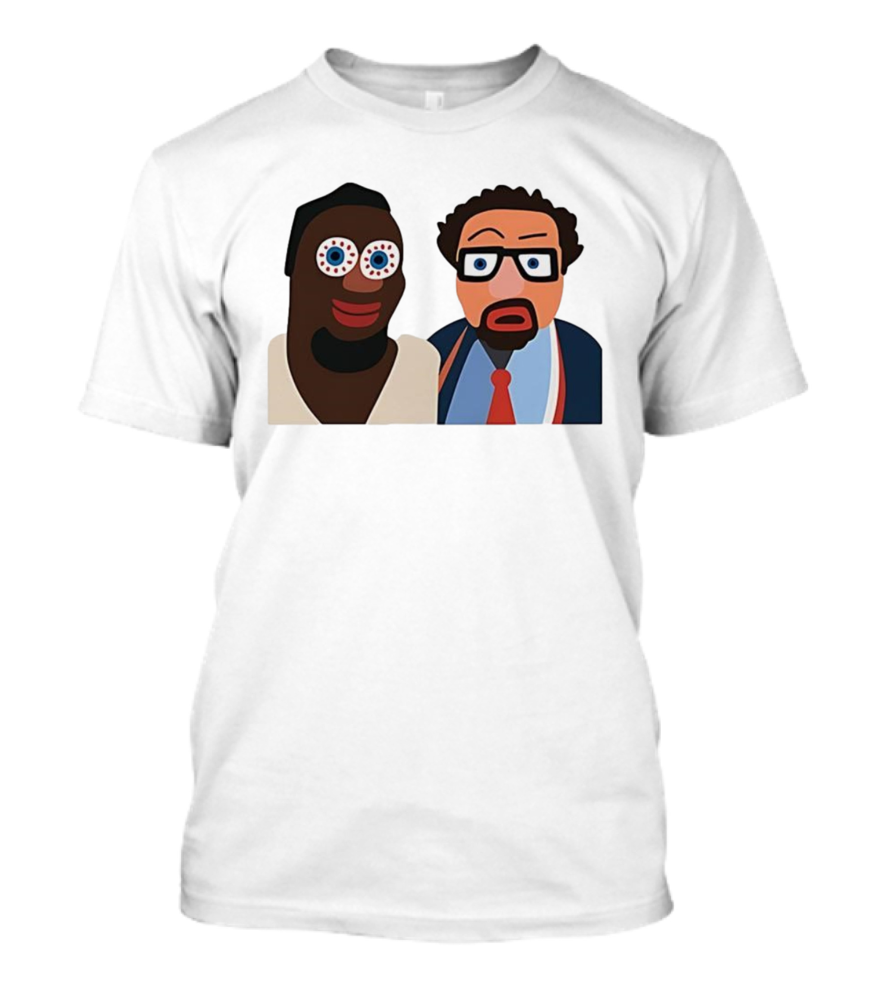 Boston Celtics Jaycee Funny Cartoon Duo Art Style T-Shirt