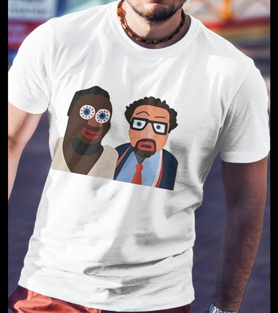 Boston Celtics Jaycee Funny Cartoon Duo Art Style T-Shirt