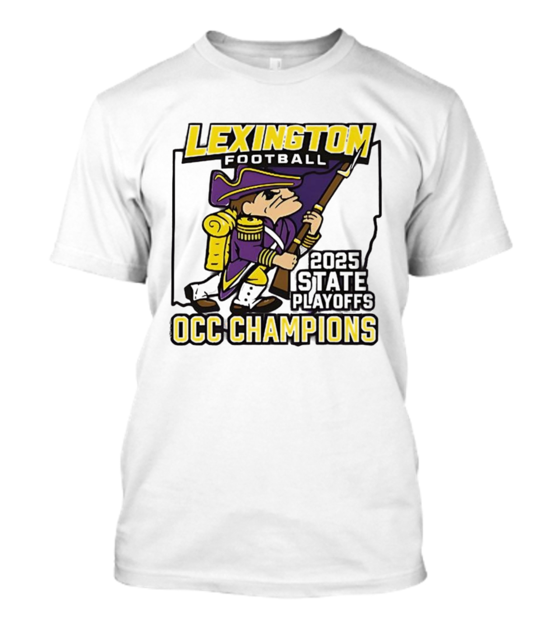 Lexington Football 2025 State Playoffs OCC Champions T-Shirt