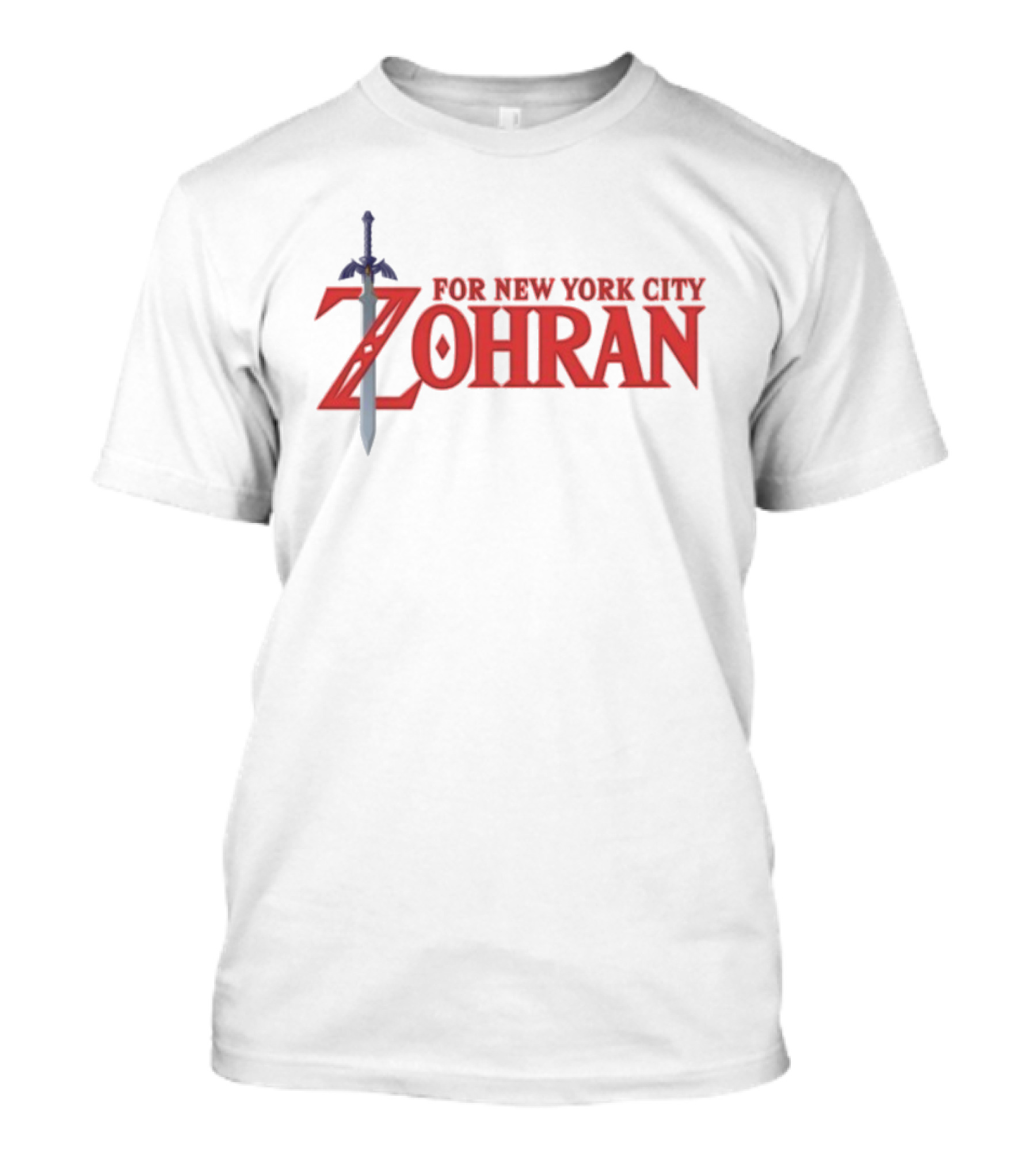 Zohran Mamdani For New York City Mayor Sword Legend T-Shirt