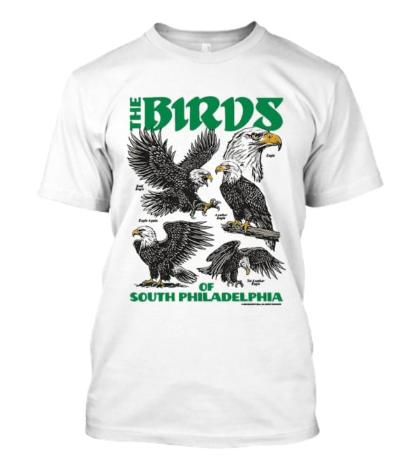 Philadelphia Eagles The Birds Of South Philadelphia Iconic Team Spirit T-Shirt