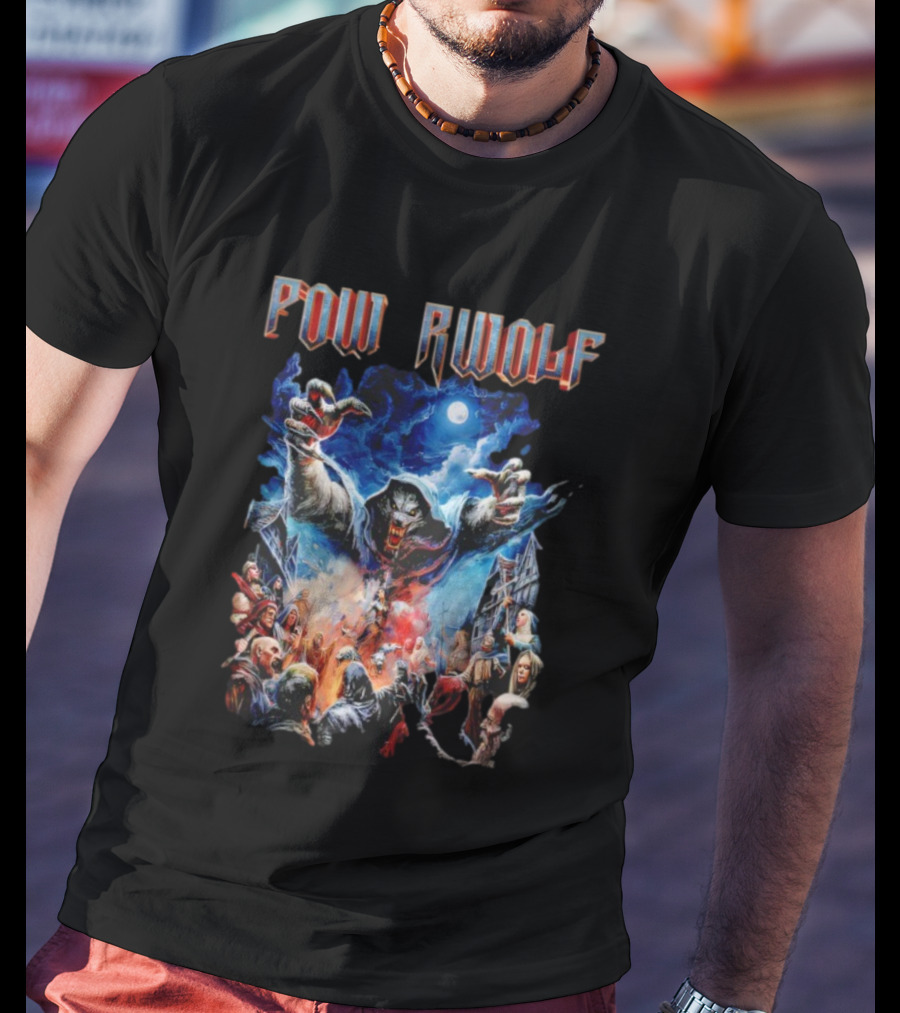 Powerwolf The Sacrament Of Sin Dramatic Werewolf Scene T-Shirt