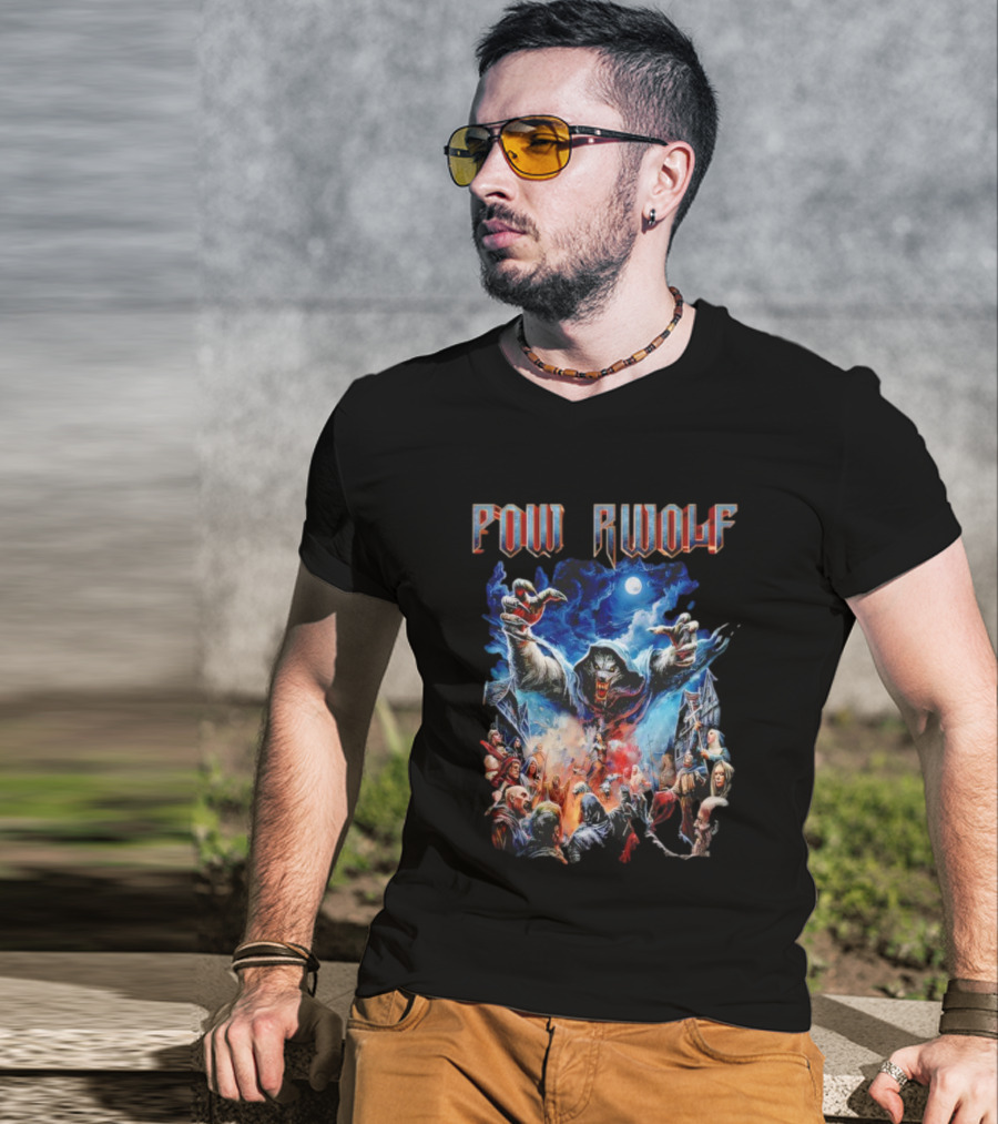 Powerwolf The Sacrament Of Sin Dramatic Werewolf Scene T-Shirt