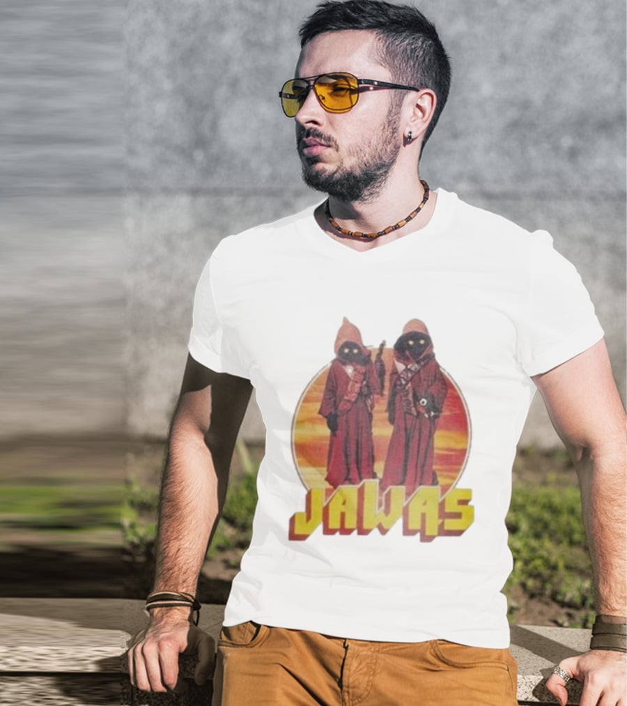 Star Wars A New Hope Jawas Sunset Scene T-Shirt