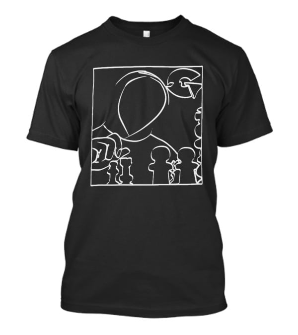 Gza World Chess Move G Icon Outline Player Strategy T-Shirt
