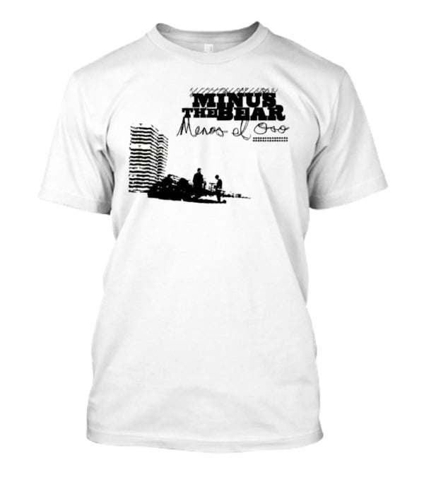Minus The Bear Menos El Oso Skyline Urban Scene T-Shirt