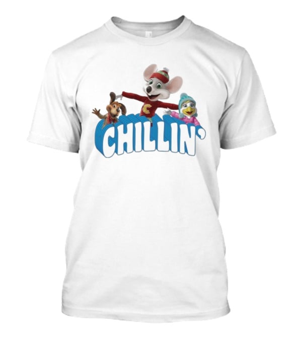 Chuck E Cheese Chillin’ Winter Fun Characters T-Shirt