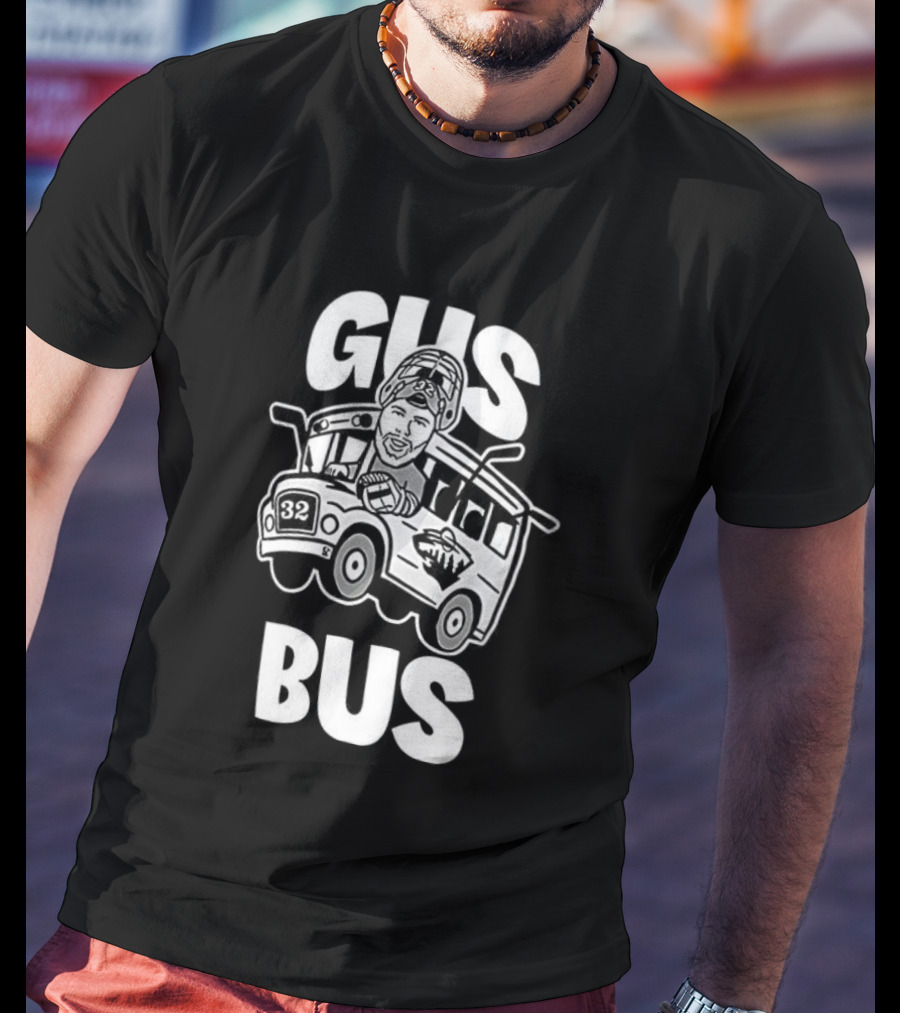 Gus Bus All Aboard Zach Parise Minnesota Wild Hockey T-Shirt
