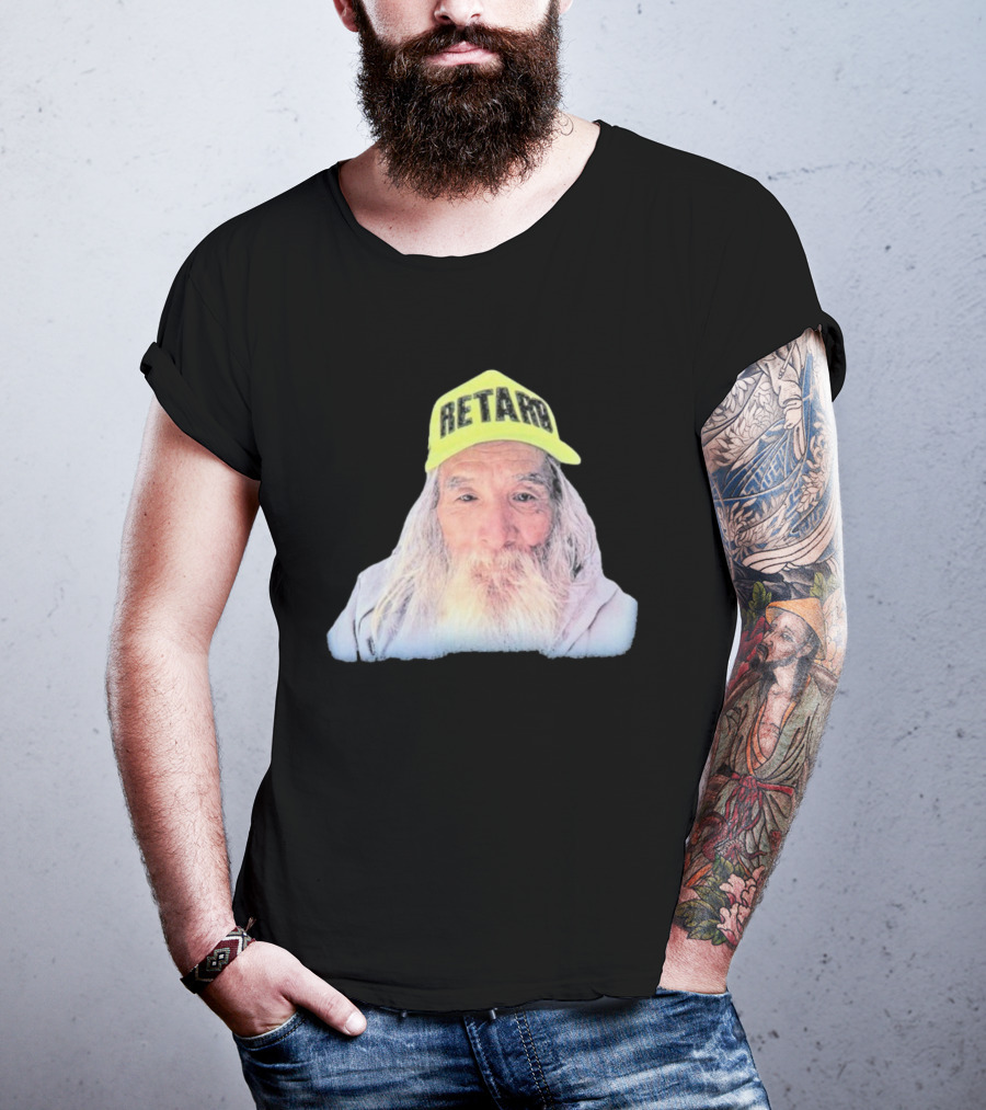 RETARD Fuji Parody Hat Old Man Iconic Style T-Shirt