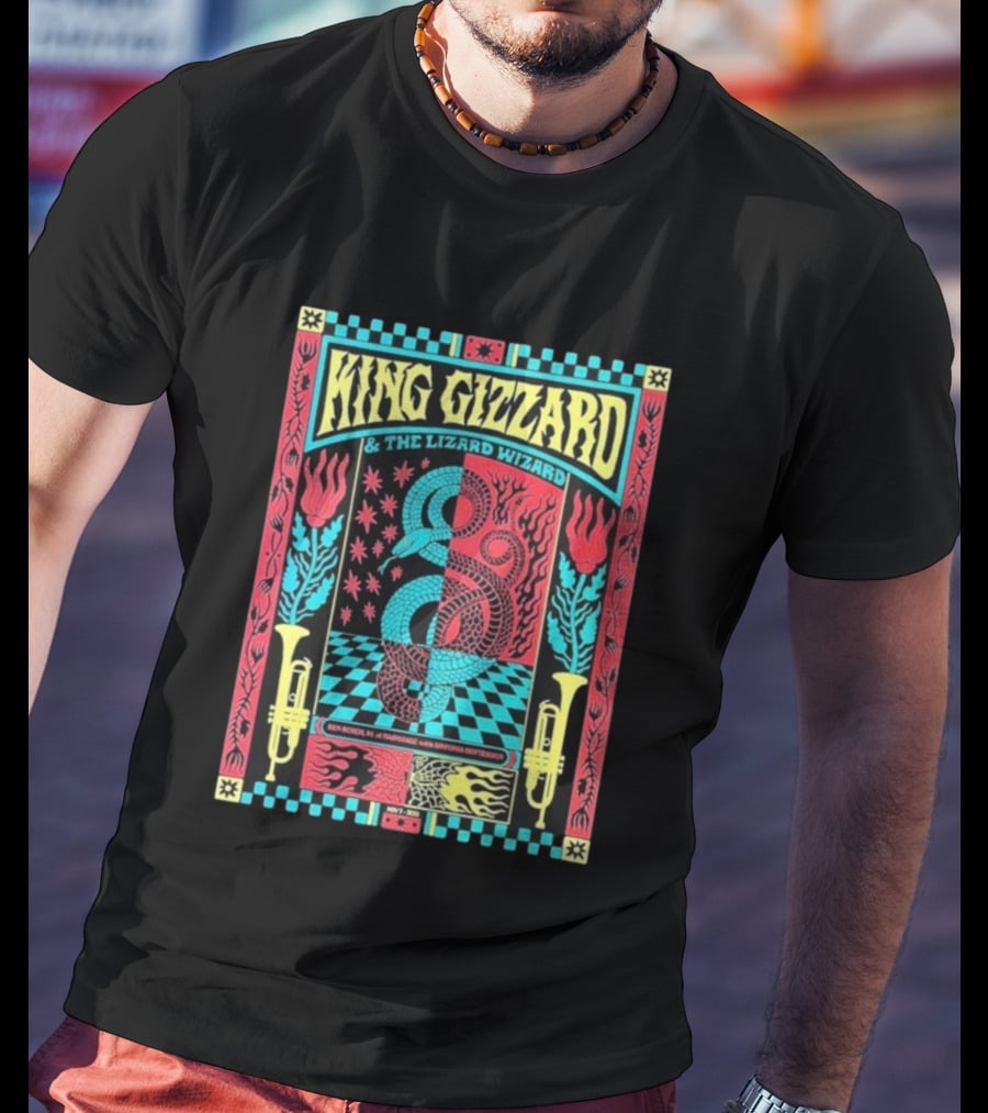 King Gizzard And The Lizard Wizard Den Bosch Netherlands Mainstage November 7 2025 Symphony Rotterdam T-Shirt