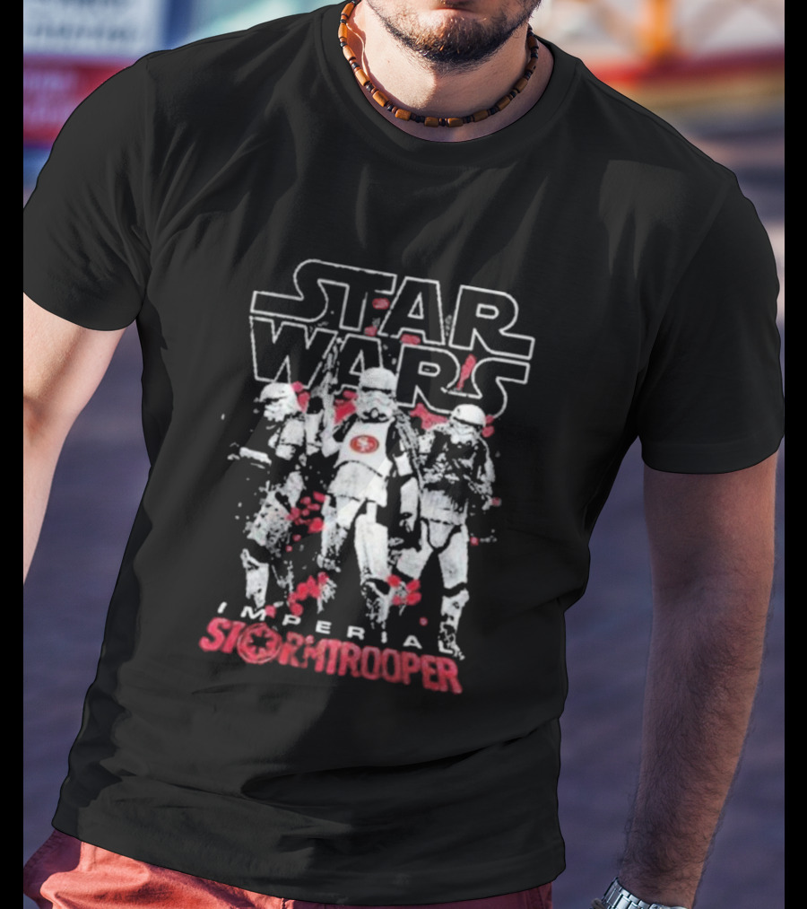 Star Wars San Francisco 49ers Imperial Stormtrooper NFL 2025 T-Shirt