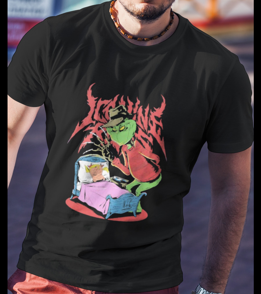 Ice Nine Kills Horror Christmas Crossover With The Grinch And Freddy Krueger T-Shirt