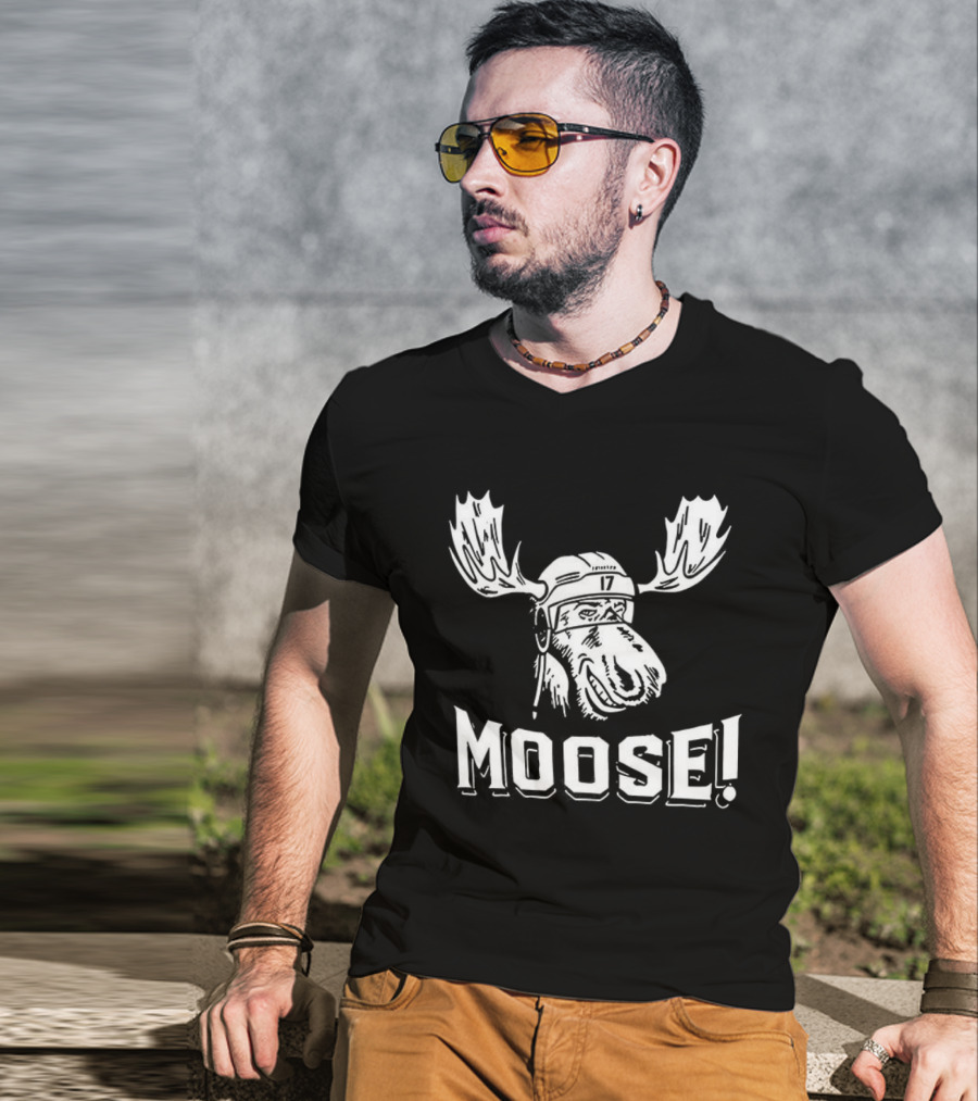Moose Mikko Rantanen Hockey Fan Apparel T-Shirt
