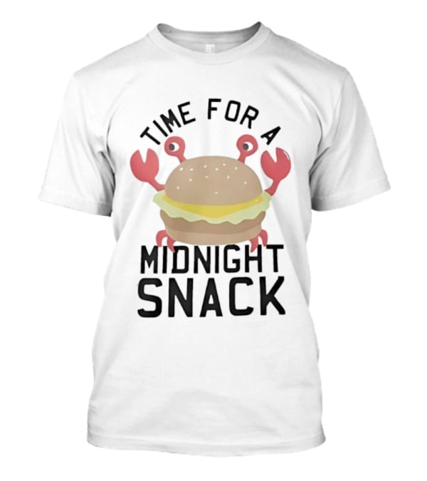 Time For A Midnight Snack Crab Burger T-Shirt
