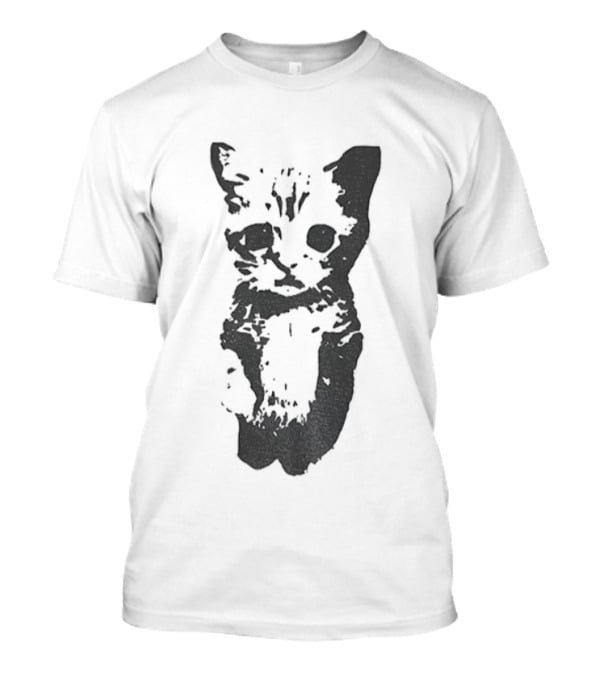 Cute Cat Funny Whimsical Feline Charm T-Shirt