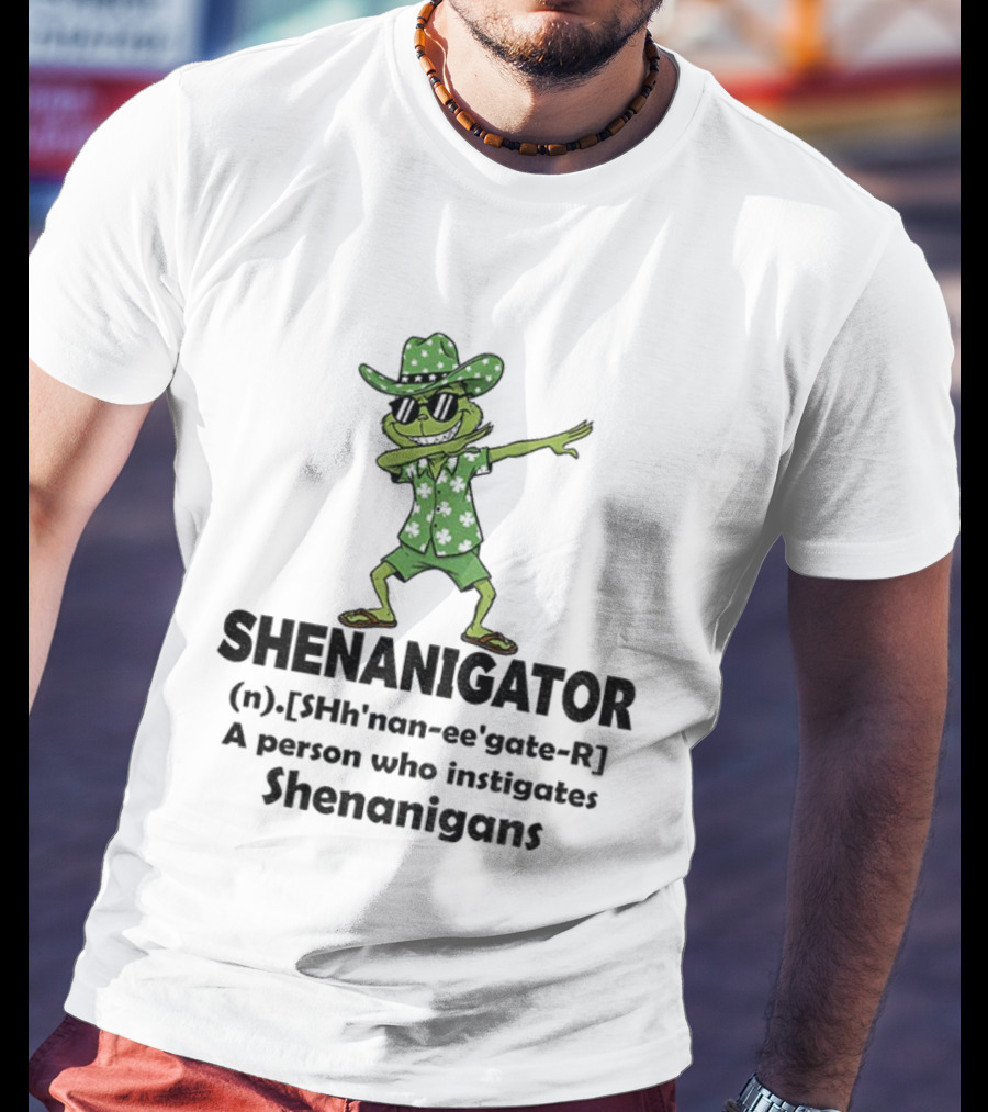 Grinch Shenanigator Definition Person Instigates Christmas Shenanigans T-Shirt