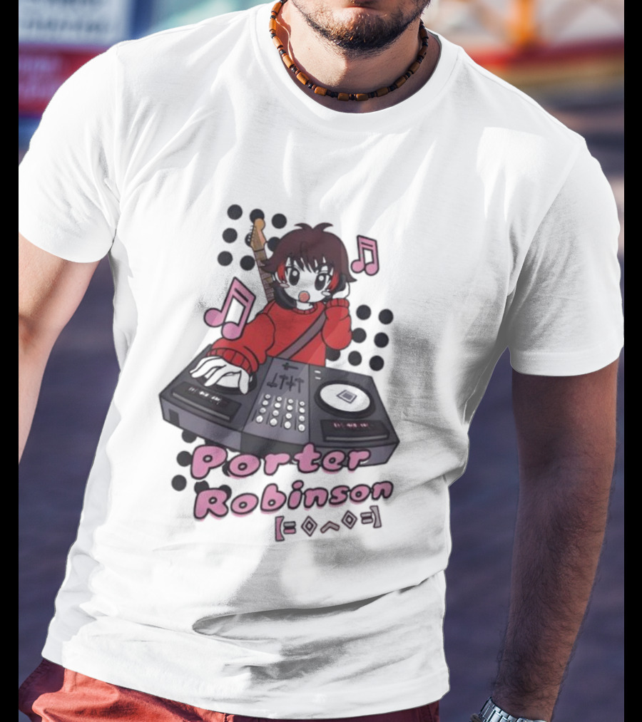 Porter Robinson DJ Anime Music Mixer T-Shirt