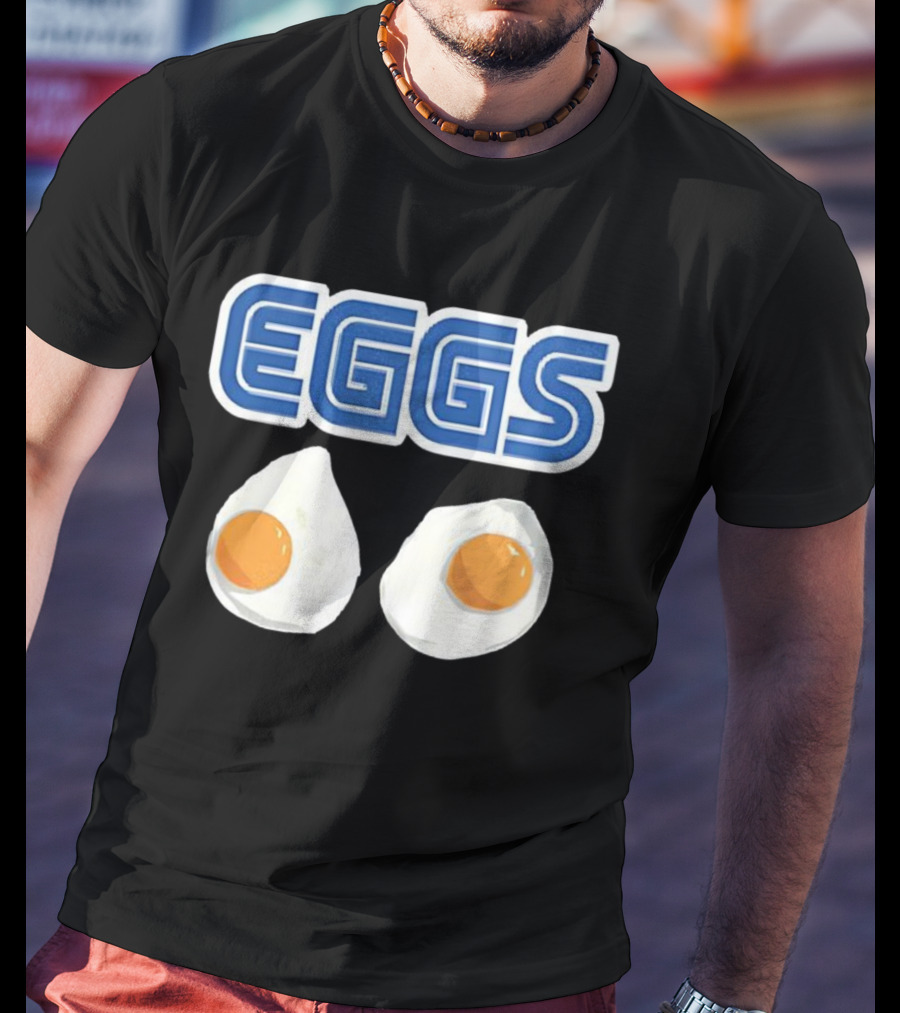 EGGS Funny Two Fried Parody Tunic T-Shirt
