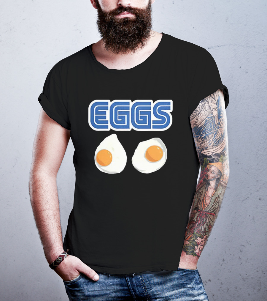EGGS Funny Two Fried Parody Tunic T-Shirt