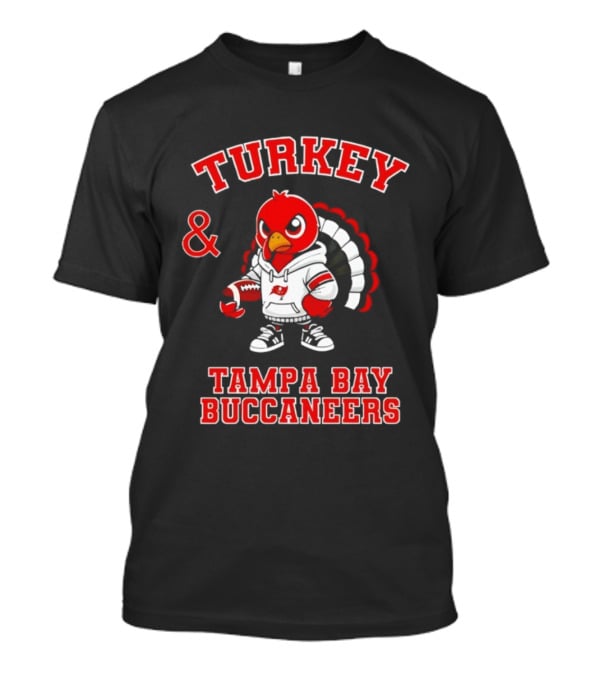 Turkey Tampa Bay Buccaneers Football NFL Happy Thanksgiving Celebration T-Shirt