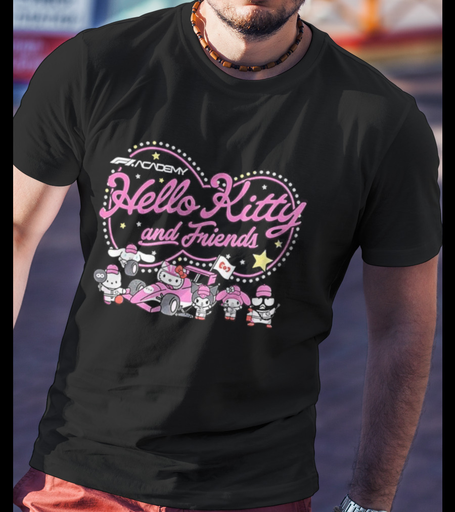 Academy Hello Kitty And Friends Racing Team With Sanrio Characters T-Shirt