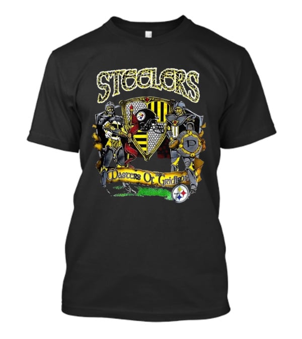Steelers Masters Of The Gridiron Knights Emblem T-Shirt