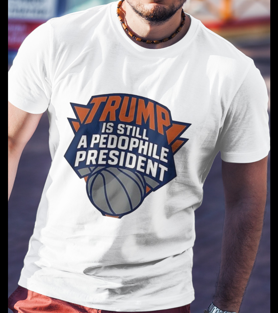 Trump Is Still A Presiden New York Knicks Logo Sarcastic T-Shirt