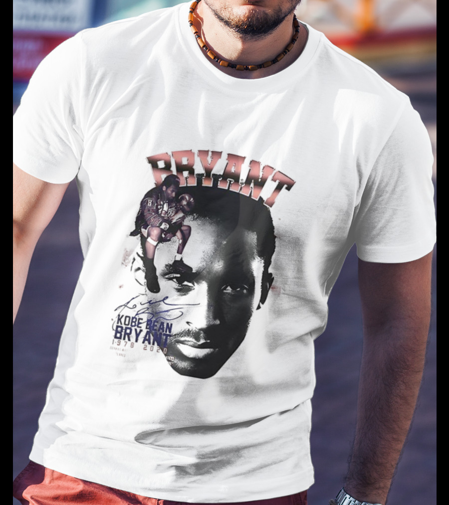 Kobe Bryant Los Angeles Lakers Basketball Vintage Tribute Bryant Signature Retro T-Shirt