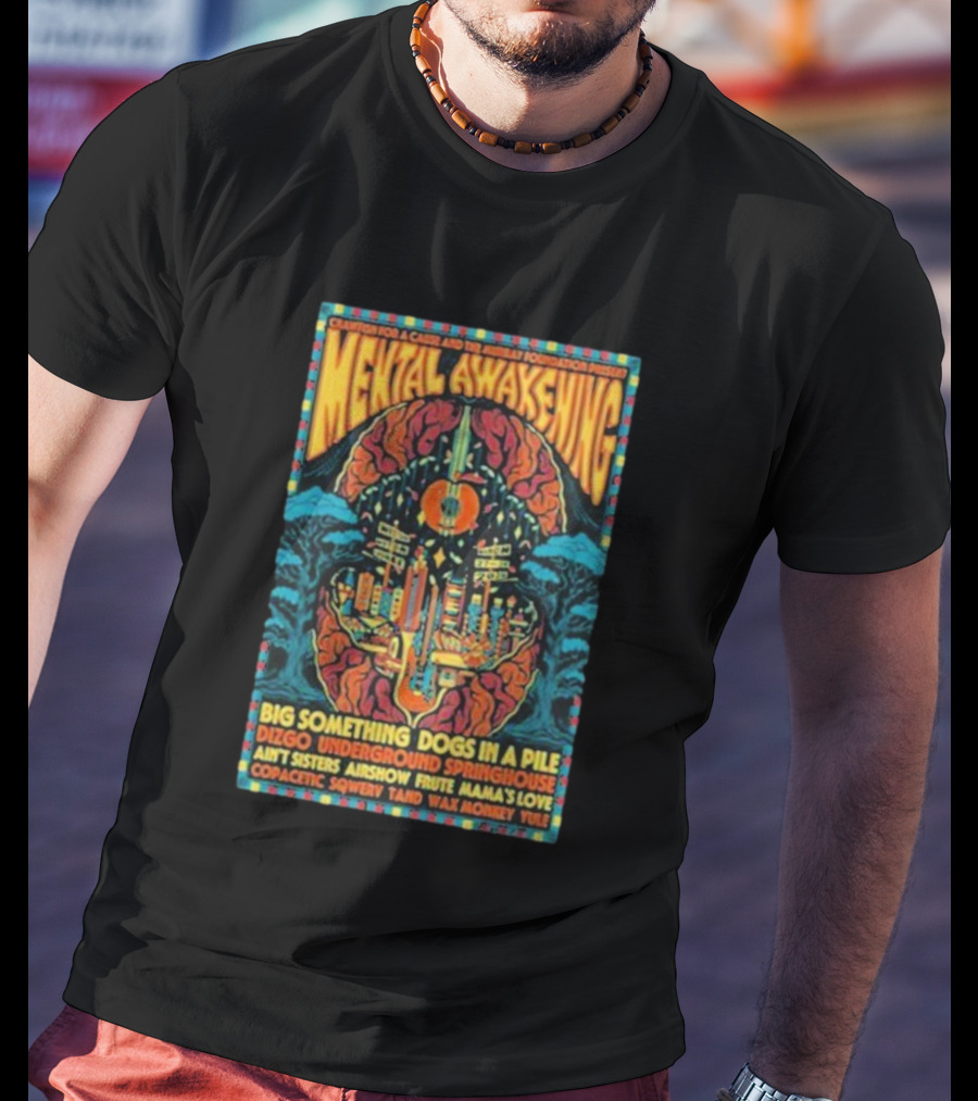 Mental Awakening Atlanta 2026 Big Something Dogs In A Pile March 27-28 Festival T-Shirt