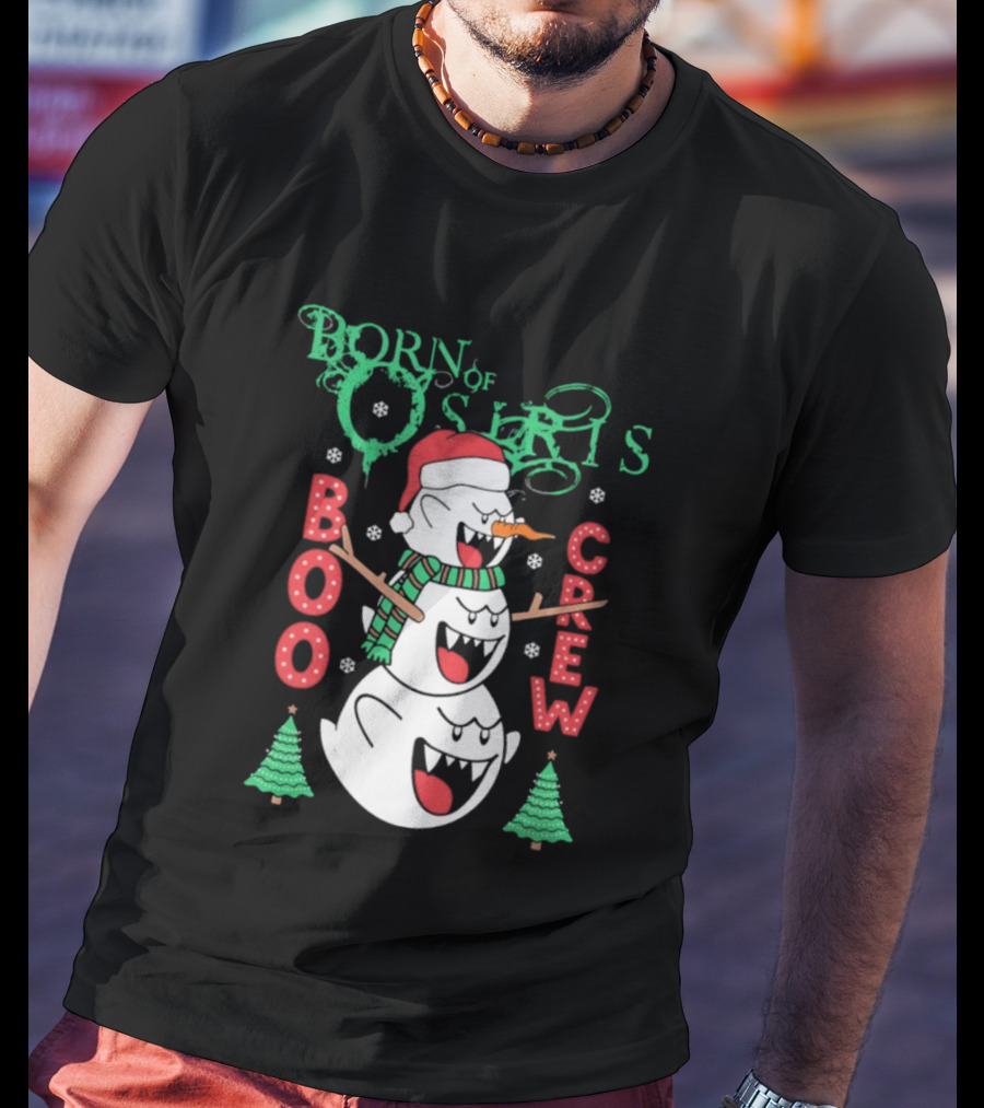 Born Of Osiris Boo Crew Christmas Snowman T-Shirt