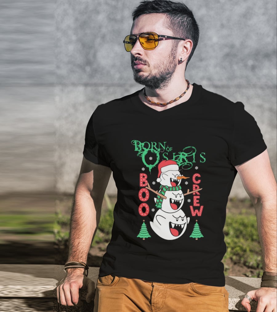 Born Of Osiris Boo Crew Christmas Snowman T-Shirt