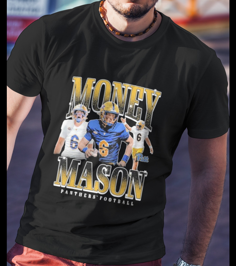Mason Heintschel Money Mason Panthers Pitt Football T-Shirt