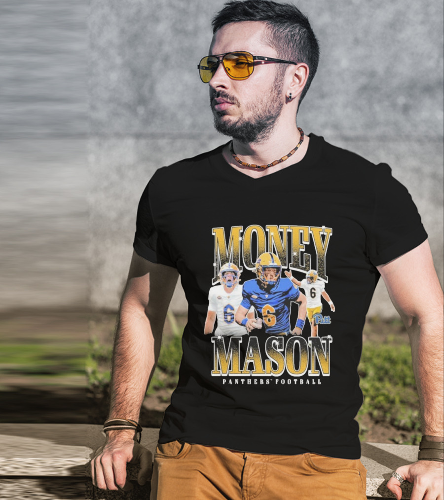 Mason Heintschel Money Mason Panthers Pitt Football T-Shirt
