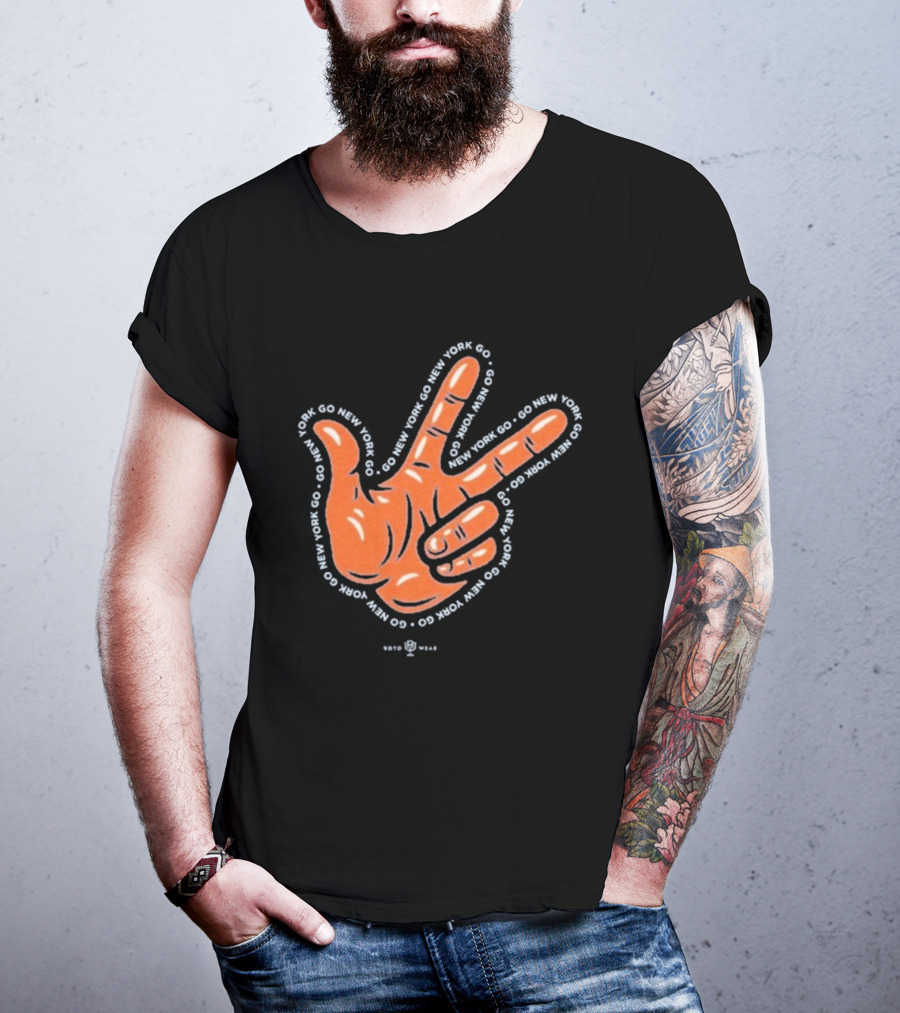 New York Knicks Go 3PT Hand Gesture Celly T-Shirt