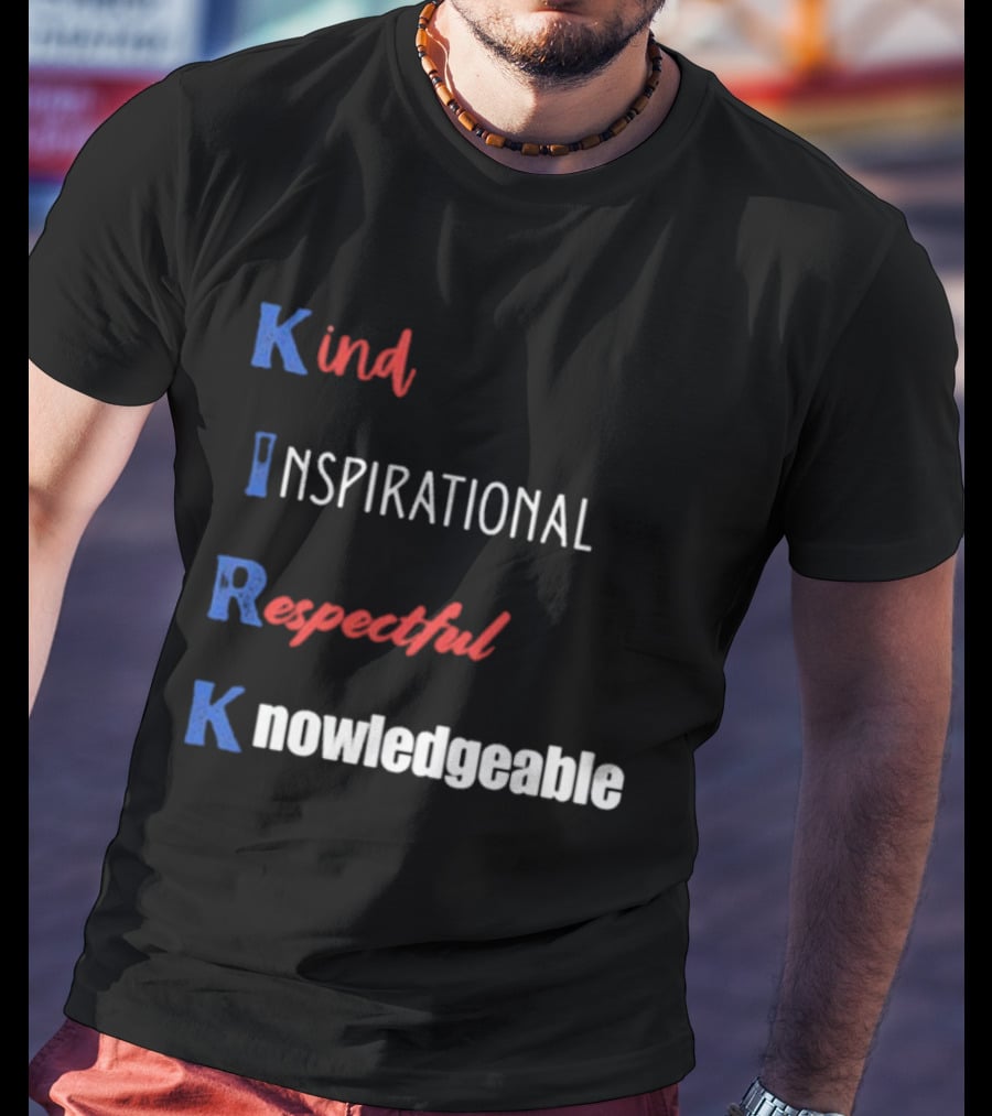 Kind Inspirational Respectful Knowledgeable Charlie Kirk T-Shirt