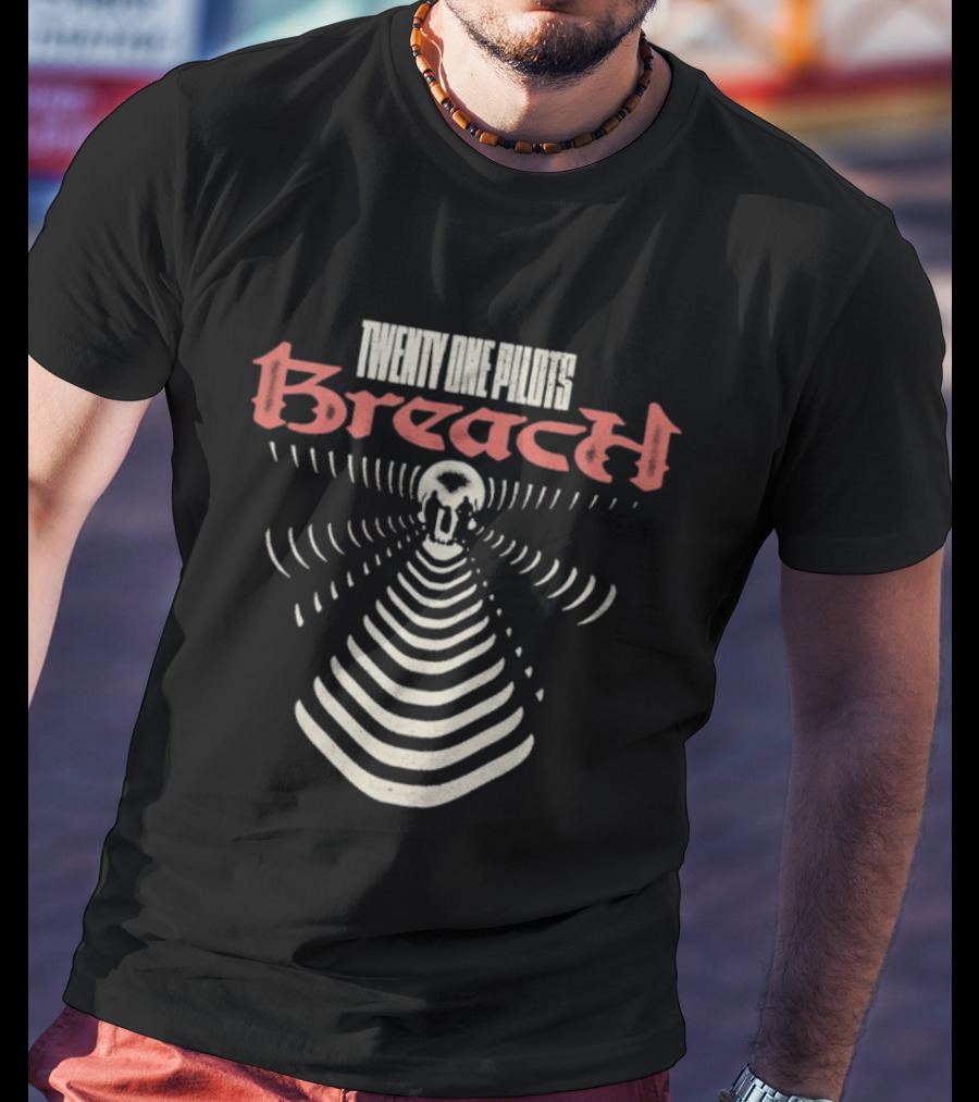 Twenty One Pilots Breach Radiate Concentric Waves Retro Style T-Shirt