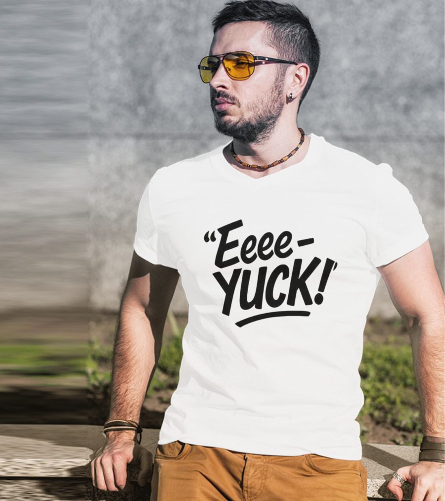 Eeee-Yuck Phrase Vintage Comic Style T-Shirt